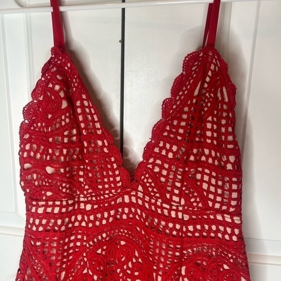 New Charlotte Russe Lace Mini Dress small - Picture 2 of 5